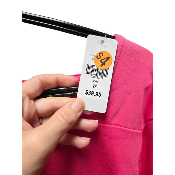 L.L. Bean 2x plus top pink - Picture 5 of 12